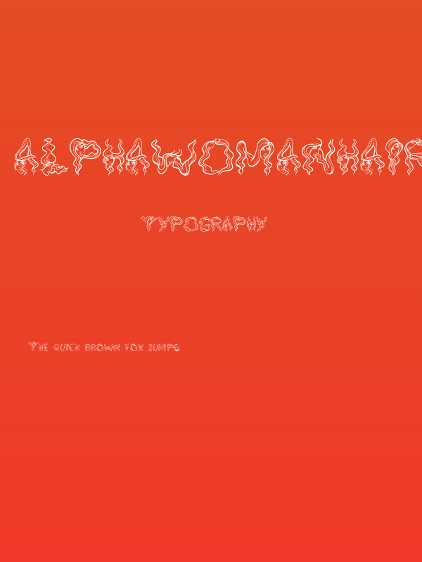 AlphaWomanHair Poster