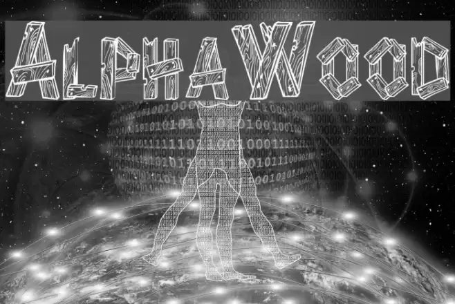 AlphaWood Font examples