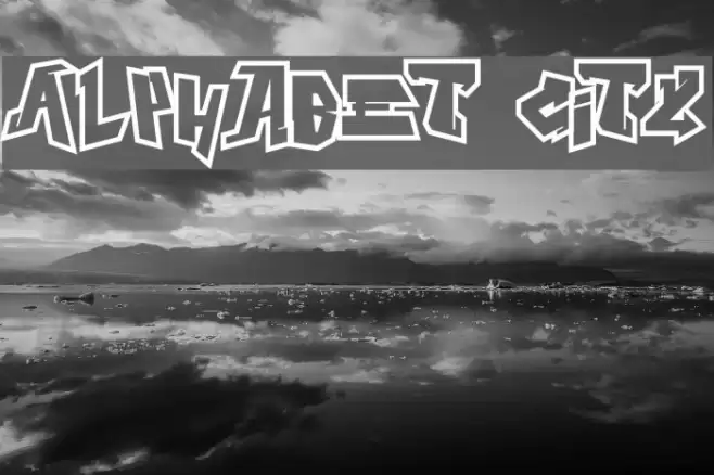 Alphabet City Font examples