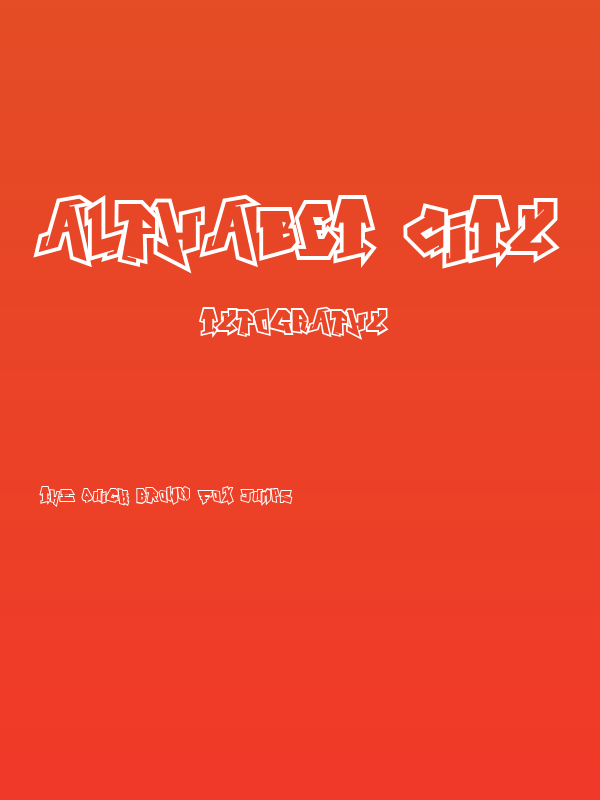 Alphabet City Poster