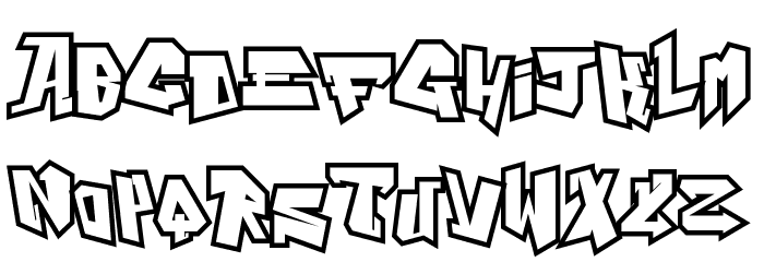 Alphabet City Font LOWERCASE