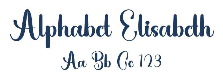 Alphabet Elisabeth Font Preview