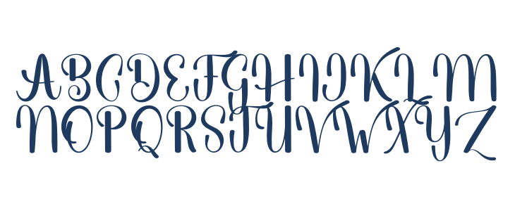 Alphabet Elisabeth Uppercase