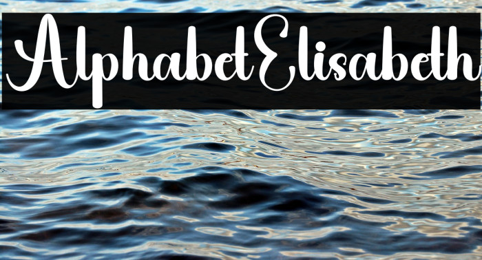 Alphabet Elisabeth Example 3