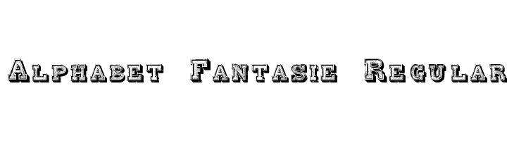 Alphabet Fantasie Regular Font
