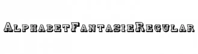 Alphabet Fantasie Regular  Frei Schriftart Herunterladen