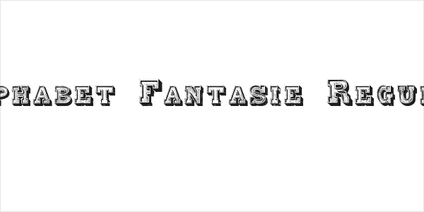 Alphabet Fantasie Regular Logo
