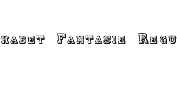 Alphabet Fantasie Regular Logo