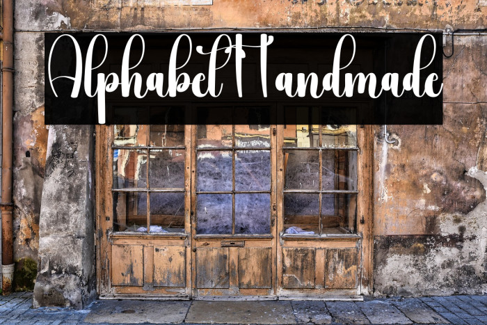 Alphabet Handmade Example 2