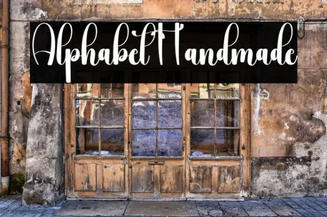 Alphabet Handmade Example 2