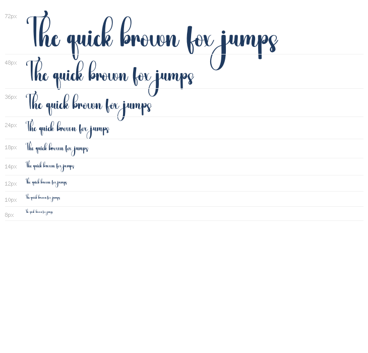 Alphabet Handmade Waterfall