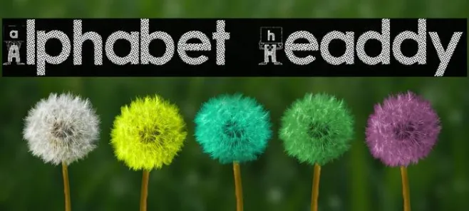 Alphabet Headdy Example 1