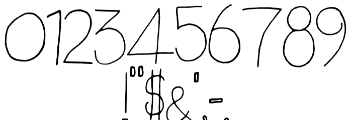 Alphabet Houses Regular Font OTHER CHARS
