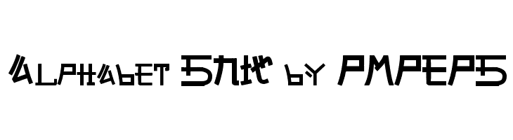 Alphabet SNK by PMPEPS Font