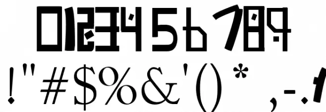 Alphabet SNK by PMPEPS Font OTHER CHARS
