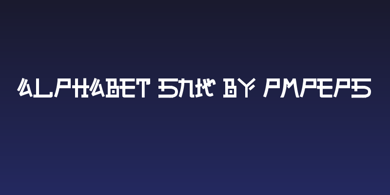 Alphabet SNK by PMPEPS Social Header