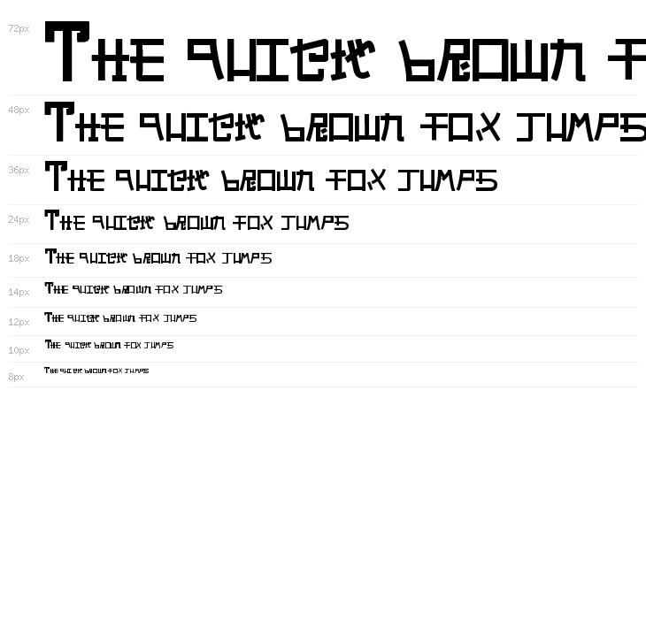 Alphabet SNK by PMPEPS Waterfall