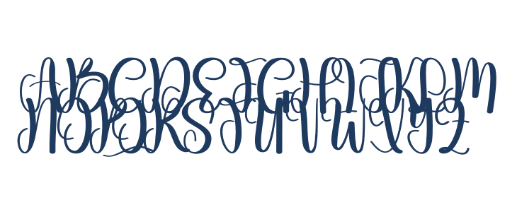 Alphabet Signature Uppercase