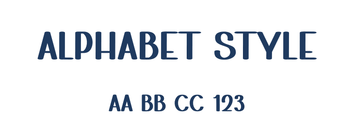 Alphabet Style Font Preview