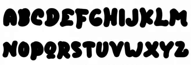 Alphabet Шрифта ВЕРХНИЙ