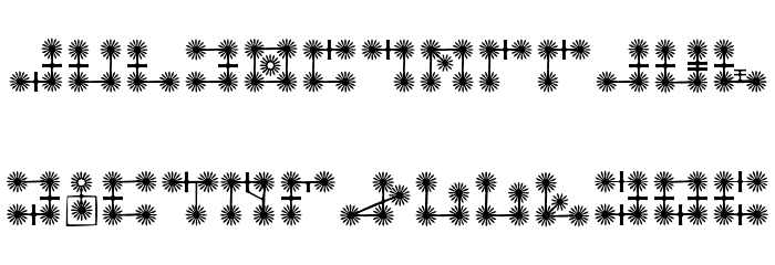 AlphabetGenii Font LOWERCASE