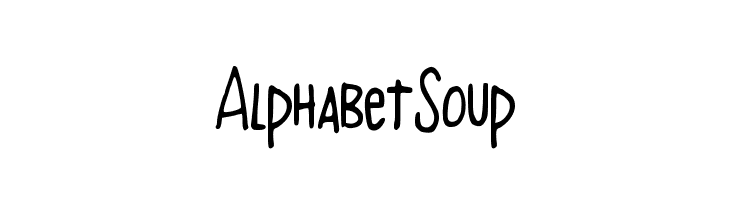 AlphabetSoup Font