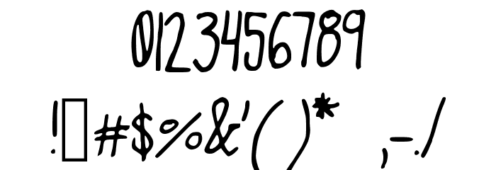 AlphabetSoup Font OTHER CHARS