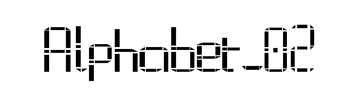 Alphabet_02  नि: शुल्क फ़ॉन्ट्स डाउनलोड