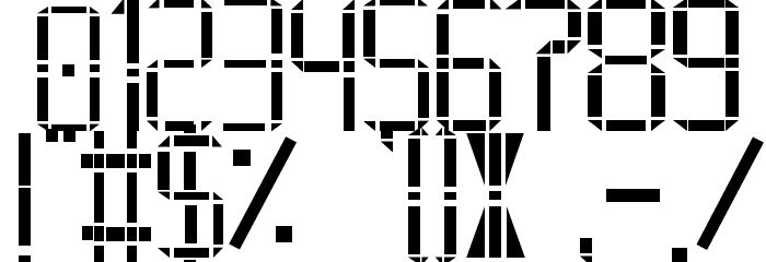 Alphabet_02 Font OTHER CHARS
