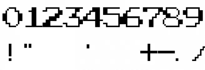 Alphabet_03 Font OTHER CHARS