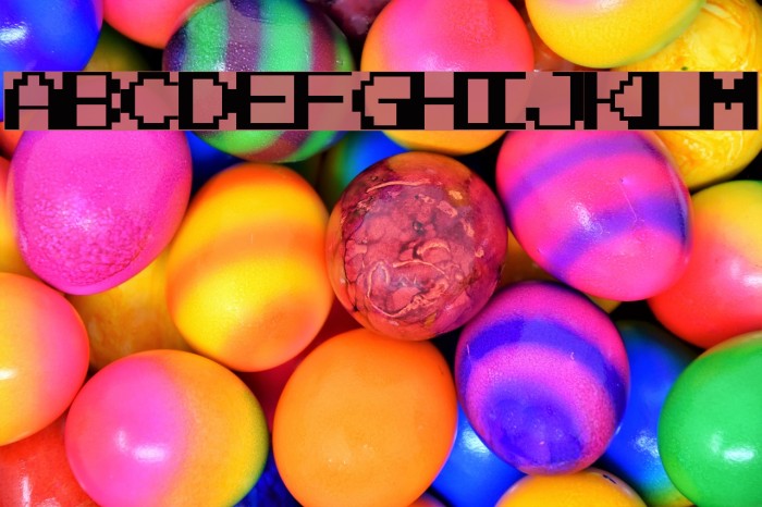 Alphabet_03 Font examples