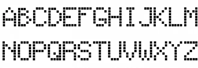 Alphabet_04 字体 大写