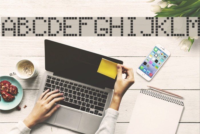 Alphabet_04 Font examples