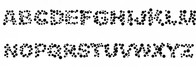 Alphabet_05 Schriftart Groß