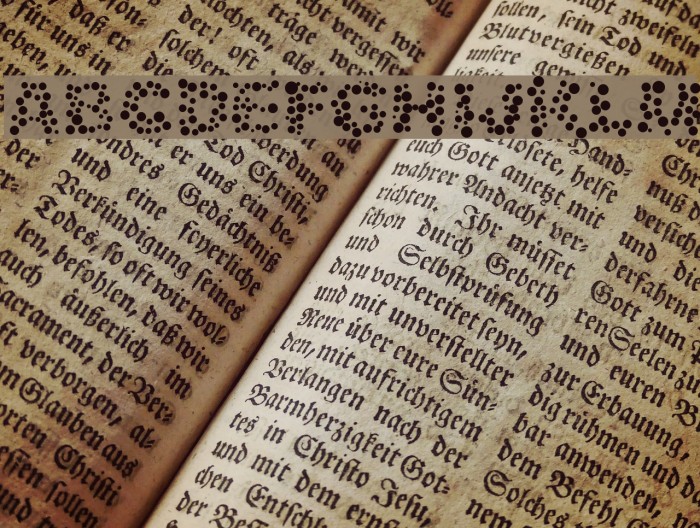 Alphabet_05 Font examples