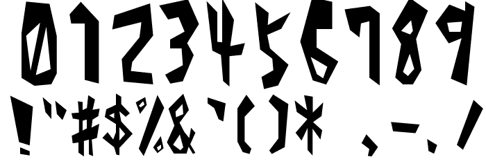 Alphabet_1 Font OTHER CHARS