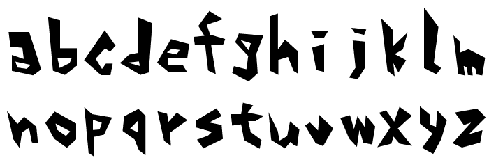 Alphabet_1 Font LOWERCASE
