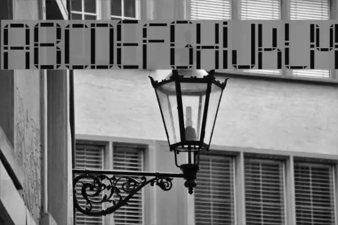Alphabet_2 Schriftart examples