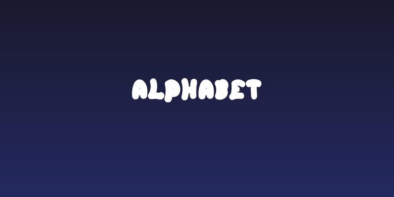 Alphabet Social Header