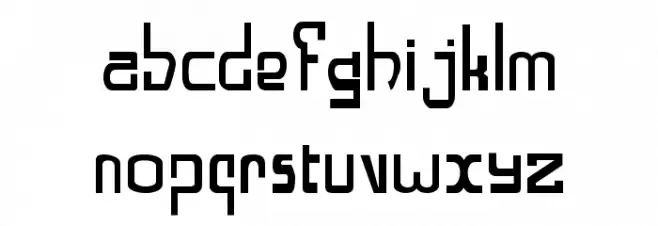 Alphabeta Schriftart Groß