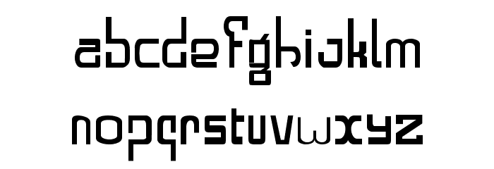 Alphabeta Font LOWERCASE