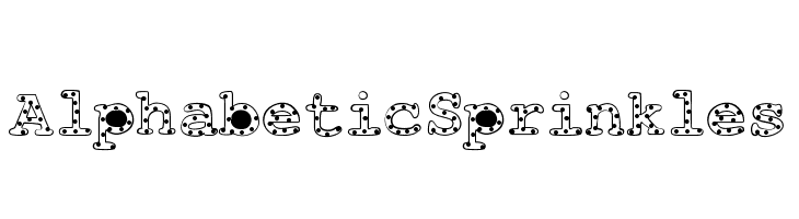 AlphabeticSprinkles  baixar fontes gratis