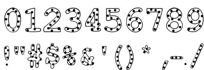 AlphabeticSprinkles Font OTHER CHARS