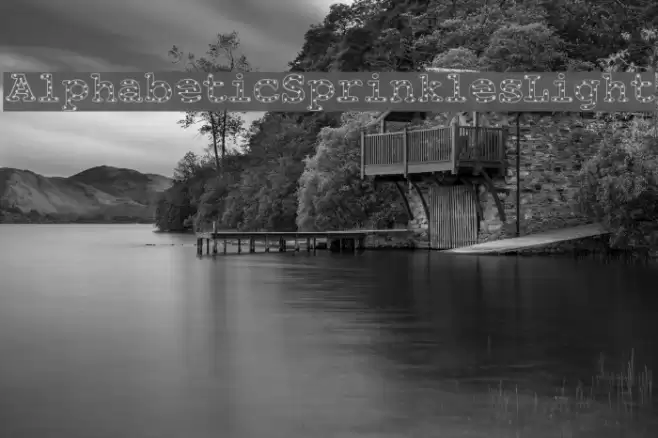 AlphabeticSprinklesLight Font examples