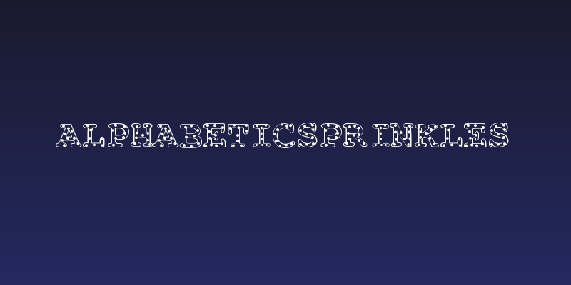 AlphabeticSprinkles Social Header
