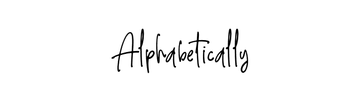 Alphabetically  Скачать бесплатные шрифты