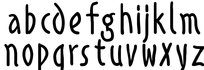 AlphabetismHand Font LOWERCASE