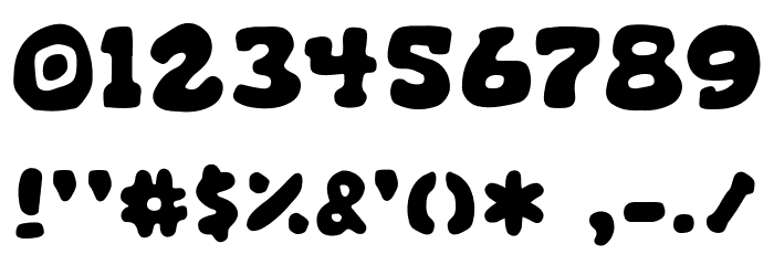 Alphabit Soup Font OTHER CHARS
