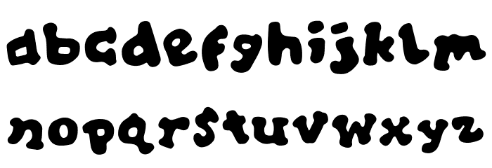 Alphabit Soup Font LOWERCASE