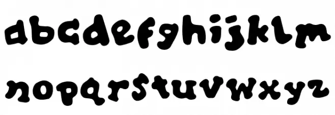 Alphabit Soup Caratteri MINUSCOLO